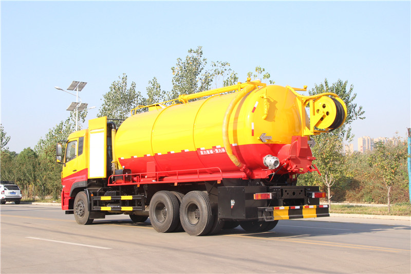 東風(fēng)天龍后雙橋 18方吸污車
