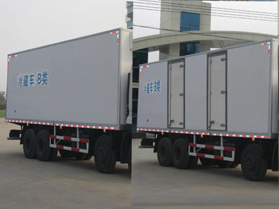 東風天龍后雙橋冷藏車