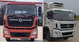 東風天龍后雙橋冷藏車